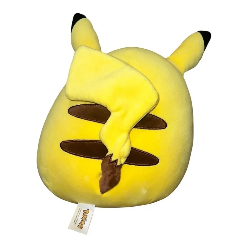 Squishmallow Pokémon Pikachu Plush Stuffed Animal Large 14” Yellow EUC